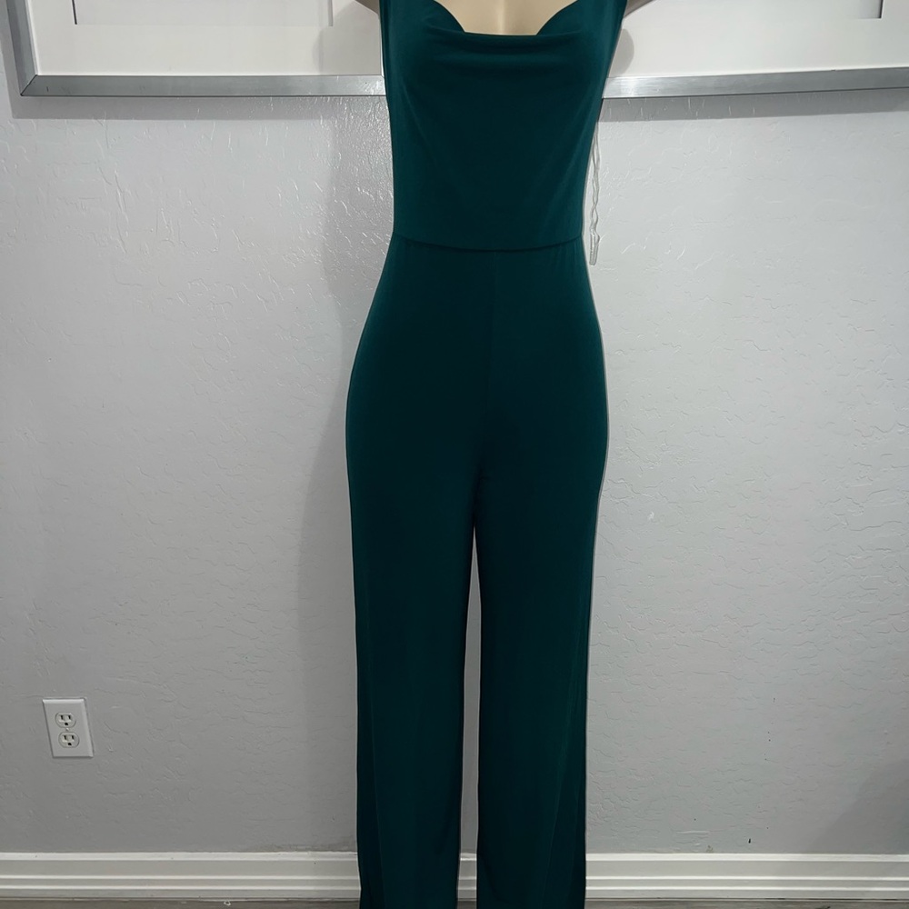 E.L.H Studio Elegant Teal Jumpsuit